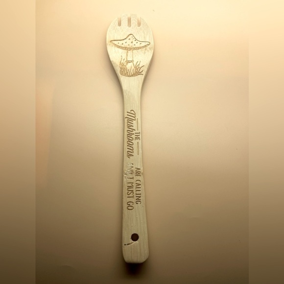 Mushroom Bamboo Kitchen Utensils Set, 5 piece set, NWOT - Picture 10 of 15